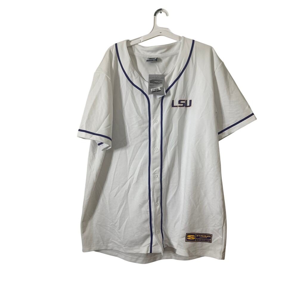 NCAA LSU Tigers Men's Baseball Jersey 2XL t
